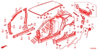 OUTER PANELS/REAR PANEL  for Honda CIVIC TOURER DIESEL 1.6 COMFORT 5 Doors 6 speed manual 2017