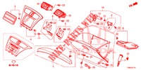INSTRUMENT GARNISH (COTE DE PASSAGER) (LH) for Honda CIVIC TOURER DIESEL 1.6 ELEGANCE 5 Doors 6 speed manual 2017