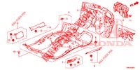 FLOOR MAT/INSULATOR  for Honda CIVIC TOURER DIESEL 1.6 ELEGANCE L 5 Doors 6 speed manual 2017