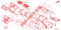 INSTRUMENT GARNISH (COTE DE PASSAGER) (LH) for Honda CIVIC TOURER DIESEL 1.6 ELEGANCE L 5 Doors 6 speed manual 2017