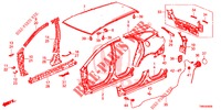 OUTER PANELS/REAR PANEL  for Honda CIVIC TOURER DIESEL 1.6 ELEGANCE L 5 Doors 6 speed manual 2017