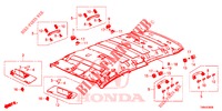 ROOF LINING  for Honda CIVIC TOURER DIESEL 1.6 ELEGANCE L 5 Doors 6 speed manual 2017