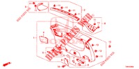 TAILGATE LINING/ REAR PANEL LINING (2D)  for Honda CIVIC TOURER DIESEL 1.6 ELEGANCE L 5 Doors 6 speed manual 2017