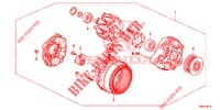 ALTERNATOR (DIESEL) (DENSO) for Honda CIVIC TOURER DIESEL 1.6 SPORT NAVI 5 Doors 6 speed manual 2017