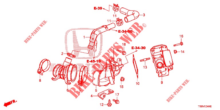 CONTROL VALVE INLET PRESSURE (DIESEL) for Honda CIVIC TOURER DIESEL 1.6 SPORT NAVI 5 Doors 6 speed manual 2017