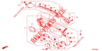 TAILGATE LINING/ REAR PANEL LINING (2D)  for Honda CIVIC TOURER DIESEL 1.6 EXECUTIVE 5 Doors 6 speed manual 2017