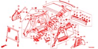 TRUNK SIDE LINING  for Honda CIVIC TOURER DIESEL 1.6 LIFSTYLE 5 Doors 6 speed manual 2017