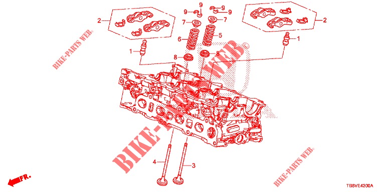 VALVE/ROCKER ARM (DIESEL) for Honda CIVIC TOURER DIESEL 1.6 LIFSTYLE 5 Doors 6 speed manual 2017