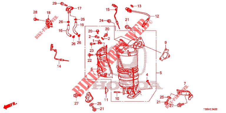 TORQUE CONVERTER (DIESEL) for Honda CIVIC TOURER DIESEL 1.6 S 5 Doors 6 speed manual 2017