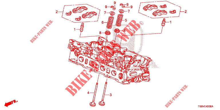 VALVE/ROCKER ARM (DIESEL) for Honda CIVIC TOURER DIESEL 1.6 S 5 Doors 6 speed manual 2017