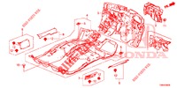 FLOOR MAT/INSULATOR  for Honda CIVIC TOURER 1.8 EXECUTIVE NAVI 5 Doors 6 speed manual 2017