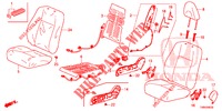 FRONT SEAT/SEATBELTS (D.) (1) for Honda CIVIC TOURER 1.8 EXECUTIVE NAVI 5 Doors 6 speed manual 2017