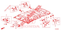 ROOF LINING  for Honda CIVIC TOURER 1.8 EXECUTIVE NAVI 5 Doors 6 speed manual 2017