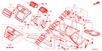 INSTRUMENT GARNISH (COTE DE PASSAGER) (LH) for Honda CIVIC TOURER 1.8 ELEGANCE S 5 Doors 6 speed manual 2017