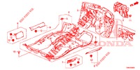 FLOOR MAT/INSULATOR  for Honda CIVIC TOURER 1.8 ELEGANCE S 5 Doors 5 speed automatic 2017