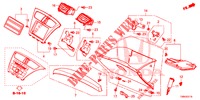 INSTRUMENT GARNISH (COTE DE PASSAGER) (LH) for Honda CIVIC TOURER 1.8 ELEGANCE S 5 Doors 5 speed automatic 2017