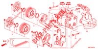 AIR CONDITIONER (COMPRESSEUR) (2.0L) for Honda CR-V 2.0 COMFORT 5 Doors 6 speed manual 2012