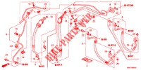 AIR CONDITIONER (FLEXIBLES/TUYAUX) (LH) (2.0L) (2.4L) for Honda CR-V 2.0 COMFORT 5 Doors 6 speed manual 2012