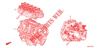 ENGINE ASSY./TRANSMISSION  ASSY. (2.0L) for Honda CR-V 2.0 COMFORT 5 Doors 6 speed manual 2012