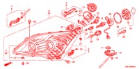 HEADLIGHT  for Honda CR-V 2.0 COMFORT 5 Doors 6 speed manual 2012