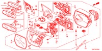 MIRROR/SUNVISOR  for Honda CR-V 2.0 COMFORT 5 Doors 6 speed manual 2012
