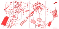 PEDAL (LH) for Honda CR-V 2.0 COMFORT 5 Doors 6 speed manual 2012