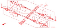 REAR DRIVESHAFT (1) for Honda CR-V 2.0 COMFORT 5 Doors 6 speed manual 2012