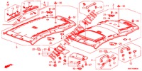 ROOF LINING (1) for Honda CR-V 2.0 COMFORT 5 Doors 6 speed manual 2012