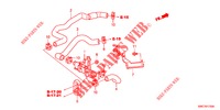 WATER HOSE/HEATER DUCT (2.0L) for Honda CR-V 2.0 COMFORT 5 Doors 6 speed manual 2012