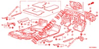 FLOOR MAT/INSULATOR  for Honda CR-V 2.0 COMFORT 5 Doors 5 speed automatic 2012