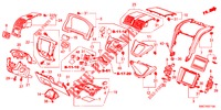 INSTRUMENT GARNISH (COTE DE CONDUCTEUR) (LH) for Honda CR-V 2.0 COMFORT 5 Doors 5 speed automatic 2012
