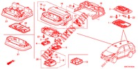 INTERIOR LIGHT  for Honda CR-V 2.0 COMFORT 5 Doors 5 speed automatic 2012