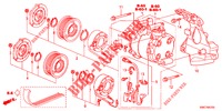 AIR CONDITIONER (COMPRESSEUR) (2.0L) for Honda CR-V 2.0 ELEGANCE 5 Doors 6 speed manual 2012