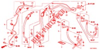AIR CONDITIONER (FLEXIBLES/TUYAUX) (LH) (2.0L) (2.4L) for Honda CR-V 2.0 ELEGANCE 5 Doors 6 speed manual 2012