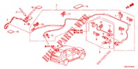 ANTENNA/SPEAKER (LH) for Honda CR-V 2.0 ELEGANCE 5 Doors 6 speed manual 2012