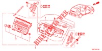 AUDIO UNIT  for Honda CR-V 2.0 ELEGANCE 5 Doors 6 speed manual 2012