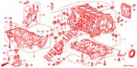 CYLINDER BLOCK/OIL PAN (2.0L) for Honda CR-V 2.0 ELEGANCE 5 Doors 6 speed manual 2012