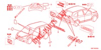 EMBLEMS/CAUTION LABELS  for Honda CR-V 2.0 ELEGANCE 5 Doors 6 speed manual 2012