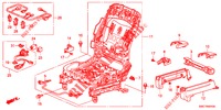 FRONT SEAT COMPONENTS (G.) for Honda CR-V 2.0 ELEGANCE 5 Doors 6 speed manual 2012