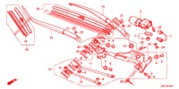 FRONT WINDSHIELD WIPER (LH) for Honda CR-V 2.0 ELEGANCE 5 Doors 6 speed manual 2012
