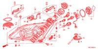 HEADLIGHT (AFS) for Honda CR-V 2.0 ELEGANCE 5 Doors 6 speed manual 2012
