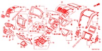 INSTRUMENT GARNISH (COTE DE CONDUCTEUR) (LH) for Honda CR-V 2.0 ELEGANCE 5 Doors 6 speed manual 2012