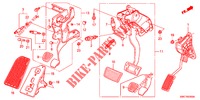 PEDAL (LH) for Honda CR-V 2.0 ELEGANCE 5 Doors 6 speed manual 2012