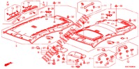 ROOF LINING (1) for Honda CR-V 2.0 ELEGANCE 5 Doors 6 speed manual 2012