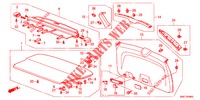 TAILGATE LINING/ REAR PANEL LINING (2D)  for Honda CR-V 2.0 ELEGANCE 5 Doors 6 speed manual 2012