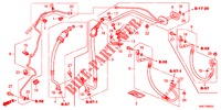AIR CONDITIONER (FLEXIBLES/TUYAUX) (LH) (2.0L) (2.4L) for Honda CR-V 2.0 ELEGANCE 5 Doors 5 speed automatic 2012