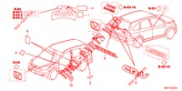 EMBLEMS/CAUTION LABELS  for Honda CR-V 2.0 ELEGANCE 5 Doors 5 speed automatic 2012