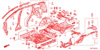 FLOOR/INNER PANELS  for Honda CR-V 2.0 ELEGANCE 5 Doors 5 speed automatic 2012