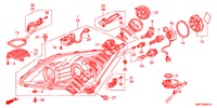 HEADLIGHT (AFS) for Honda CR-V 2.0 ELEGANCE 5 Doors 5 speed automatic 2012