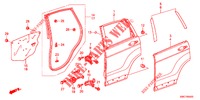 REAR DOOR PANELS (4D)  for Honda CR-V 2.0 ELEGANCE 5 Doors 5 speed automatic 2012